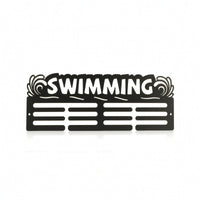 Wall-Mounted Medal Hanger with Slots Metal Medal Display Rack Space-Saving Medals Slim for Runners, Bedroom