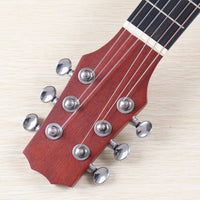 Mini 30-Inch Guitarlele Portable Guitarlele with Slotted Headstock Compact Hybrid Guitar for Beginners