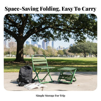 Foldable Design Pocket journey Stool Easy to Carry Collapsible Camp Stool Lightweight Folding Seat Space-Saving for Commuters, journeyers, Train Station, Waiting in a line, Outdoors, Camping