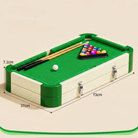 Multifunction 6-in-1 Game Table Billiard-Style Billiards Table Space-Saving Complete for Playroom