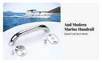 Yacht Handrail Marine Handrail Anti-Rust Marine Grab Rail for Deck, Stairs, Restroom