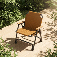 Camping Chair with Padded Seat Comfortable High Back Folding Chair Heavy Duty Furniture for Fishing, Picnic