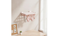 Folding Clothes Drying Rack Detachable Foldable Wall Mounted Clothes Drying Rack Laundry Hanger Easy to Install Discreet