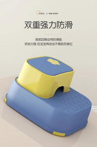 喂奶踩脚凳神器座椅婴儿宝宝防吐奶斜坡孕妇坐抱喂脚踏哺乳凳椅子 双层蓝白色【防吐奶 抱喂不累脚】