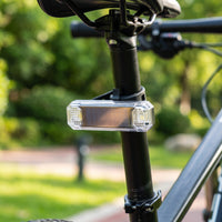 High-Brightness Solar Bike Light with Mounting Strap Bright Bike Tail Light Lightweight Easy to Install for Cyclists, Commuters