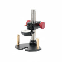 Aluminum Alloy Body Micro Engine Engraving Stand Laser-Etched Scale Precision Carving Tool Holder Brass Rack and Pinion Engraving Depth Control Stand Stable Support for Woodworkers