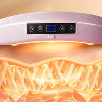Heating Treatment Heated Waist Massager High-Frequency Vibration Electric Abdominal Massager Multi-Purpose EMS Muscle Stimulation Belt Portable for Home, Office