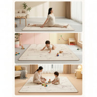 Exercise Mat Mat Non-Slip Exercise Mat Cushioned for Women, Kids, Stretching