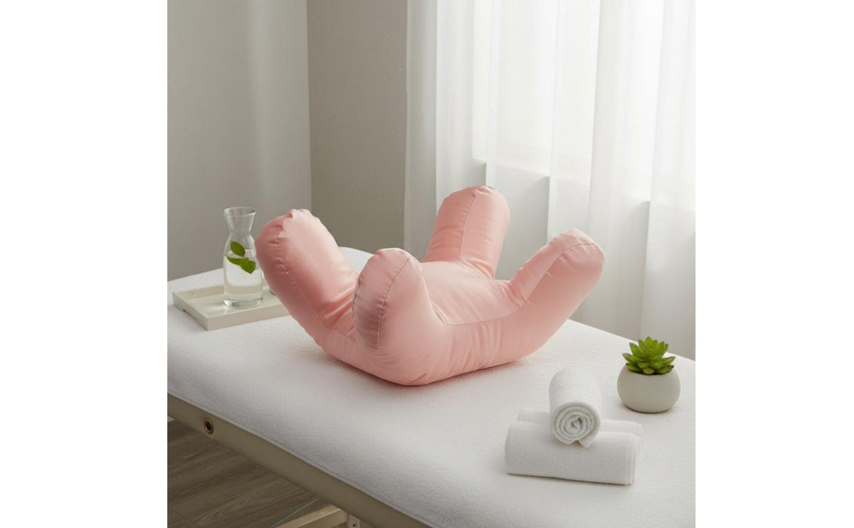 Soft Cushioning Anti-Wrinkle Face Pillow Silky Cover Beauty Pillow