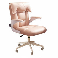 Upholstered Study Chair Contemporary Tub Chair Padded Seat Armrest Upholstered Cushion Wooden Frame Minimalist Style Suitable for Home Office Bedroom Reading Nook Living Room