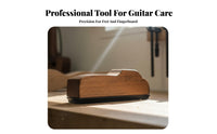 Crystal Abrasive Fret Leveling File Hard-Wearing Guitar Fret Leveler Ergonomic Design for Guitarists, Music Enthusiasts, Repair Shop