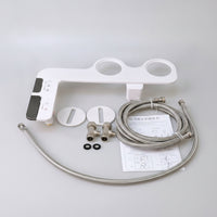 Ultra-Thin Split Bidet Seat Attachment Slim Non-Electric Bidet Attachment Easy-Install Self-Cleaning for Renters
