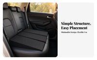 3 Pieces Resilient Car Seat Leveling Pad Breathable Rear Seat Support Cushion Wear-Resistant Sleeping Pad Set Pain Relief