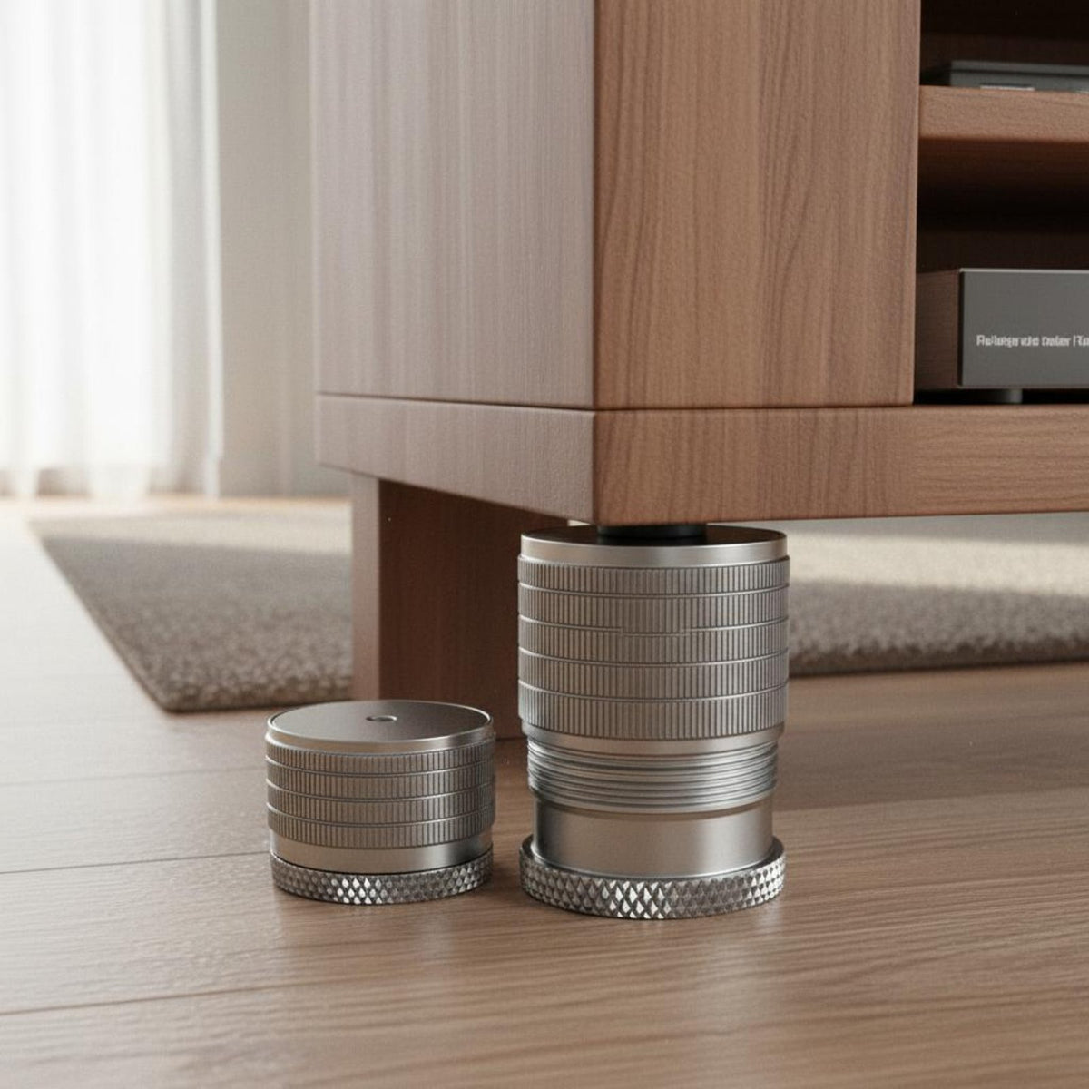 Anti-Slip Furniture Leg Riser Heavy Duty Sofa Heightening Pad Easy Installation Height Adjustable Cabinet Feet Shock Absorbing