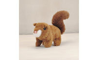 Electronic Stuffed Squirrel Electric Walking Squirrel Toy Fuzzy Soft for Children, Playtime, Bedroom