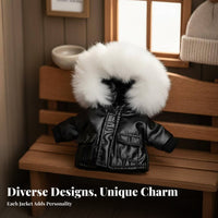 OB11 Doll Jacket Padded Design OB11 Doll Outfit Faux Hood 1/12 Scale BJD Clothes