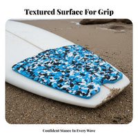 3 Pieces Wave Board Tail Pad Anti-Slip Foam Wave Board Tail Pad Foam Deck Grip Strong Rear Ing Aquatic Activities Equipment