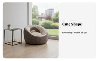 Frameless Construction Highsupportive Bean Bag Space-Saving Beanbag Lounger comfortable Floor pillow Lightweight for Children, Students, Bedroom, Balcony, Playroom, Living Room