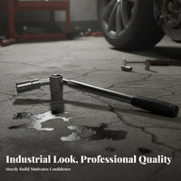 Labor-Saving Telescopic Lug Wrench Portable Telescoping Lug Wrench Easy Storage for Mechanics, DIYers, Roadside Emergency, Auto Shop, Garage