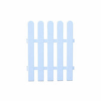 Plastic Garden Fence Easy Assembly White Plastic Picket Fence Lightweight