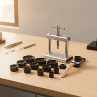 Watch Case Press Threaded Watch Press Tool Manual for Jewelers, Workshop
