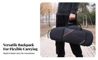 Padded Interior Alto Sax Backpack Case Shock Protection Alto Saxophone Hard Case Long-Lasting Construction for Gigs, School