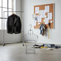 Iron Dress Iron Construction Frame Male Dress Form Simple Setup Assembly Male Mannequin Torso for Shop Window