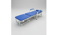 Foldable Design Multifunctional Hospital Chair Bed High-Density Foam Folding Hospital Escort Chair With Wheels Convertible Companion Sleeper Bed Includes Pillows for Patient Companions