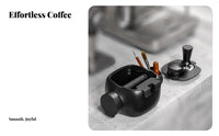 Espresso Knock Box Multifunctional Coffee Tamping Station Espresso Tamping Station Non-Slip Base for Home Baristas
