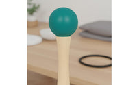 Sound Bowl Mallet and O-Loop Set Long-Lasting Crystal Singing Bowl Rubber Mallet Wooden Handle Percussion Stick Easy to Use
