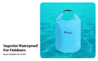 Long-Lasting Floating Waterproof Bag Tear-Resistant Roll Top Dry Bag Sandproof for Boaters, Kayakers, Swimming, Rafting, Kayaking