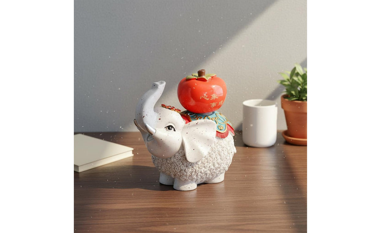 Tea Pet Elephant Cute Design Home Decor Fortune Amulet for Desk