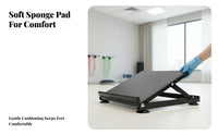 Anti-Slip Design Adjustable Slant Board Sturdy Steel Frame Foot Incline Stretcher Heavy Duty Ankle Stretching Board Padded Surface for Physical Rehabilitation Patients, Fitness Enthusiasts, Physio Rehabilitation Clinics, Home, Workout, Office