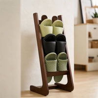 Four-Tier Shoe Rack Space Saving 4 Tier Shoe Rack Multifunctional Home Storage for Entryway