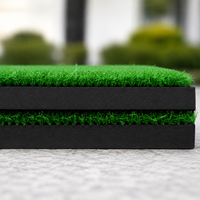 Verdant Sports Practice Pitching Mat, Thickened PP Grass Practice Driving Mat, Heavy Duty Rubber Base Practice Chipping Mat for Home Use