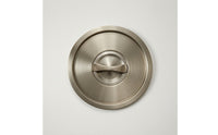 Round Pot Lid with Handle Shallow Dome Stainless Steel Lid Long-Lasting Pan Lid Replacement for Home Cooks
