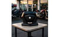 Motorcycle Passenger Backrest Padded Motorcycle Back Cushion Pad Curved Passenger Backrest