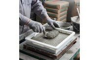 Wood Grain Concrete Mold Textured Paver Mold with Wood Texture Molds Realistic Easy to Use for Diyers, Garden Path, Patio