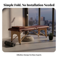 Multi-Functional Foldable Massage Bed Lightweight Portable Massage Table High-Density Foam Adjustable Height Treatment Bed Includes Carrying Bag for Mobile Therapists, Physiotherapists, Beauty Salons, Spas, Salon, Medical Center S