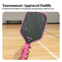 Carbon Fiber Pickleball Paddle Long-Lasting Perimeter Guard Professional Pickleball Racket Sports Equipment Lightweight