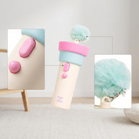 Cat Toy Rod Toy with Plushy Orb Automatic Teaser with Fluff-Tipped Teaser Handheld Cat Teaser for Cats, Kittens, Pet Training