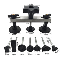 Safe on Paint Bridge Puller Set Multiple Pulling Heads Car Dent Bridge Puller for Garage