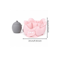 Ice-Silk Inflatable Neck Pillow Storage Container Travel Neck Pillow Lightweight Rest Aid Compact
