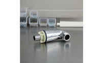 2 Pieces Angled Design Bathtub Faucet Mounting Legs Chrome Finish Faucet Bent Leg Adapter for Bathroom