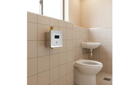 Water-Saving Touchless Squat Toilet Flusher Long-Lasting Brass Body Sensor Flush Valve Automatic Toilet Flusher for Public Restroom, Commercial Building