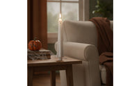 Ghost Taper Candles Flickering Ghost Candles Tall for Mantel