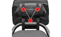 Hard Shell Scooter Rack Bag Water Resistant Rear Rack Bag Reflective Strip Two-Wheeler Accessory PVC Leather