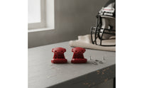 2 Pieces Reinforced Nylon Helmet Visor Fastening Clip Molded Plastic Visor Mounting Clip with Hardware Long-Lasting Sturdy for Coaches