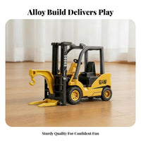 Printed Markings Pocket Size 1:64 Scale Model Cars Construction Vehicle Toy Alloy Model Construction Vehicle