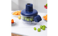 Automatic Fruit Skinner Single-Button Automatic Fruit Skinner Multi-Functional Grape Peeling Machine for Caterers, Milk Tea Shop